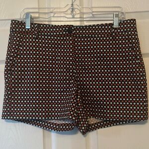 L.L. Bean Black and White Polka Dot Women's Jean Shorts